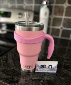 Grab Life Outdoors - Handle For YETI Rambler 30 Oz Tumbler Cup - Fits Ozark Trail, RTIC & more - (Handle Only) - Black 32 61oz6Z22MXL