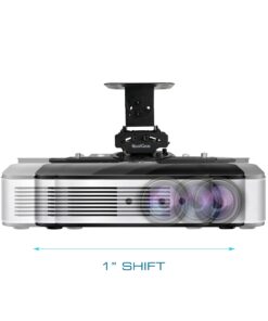 QualGear PRB-717-Blk Ceiling Mount Projector Accessory,Black Mount Black Mount 29 61p 2VZygJL