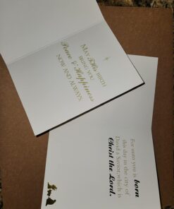 Hallmark Image Arts Religious Boxed Christmas Cards Assortment (4 Designs, 24 Christmas Cards with Envelopes) Gold Foil Icons, Religious Card Assortment 35 61p KXtIWBL