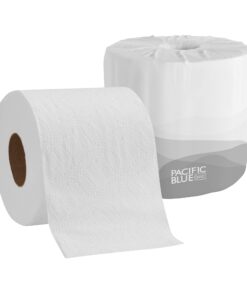 Pacific Blue Basic 2-Ply Embossed Toilet Paper (previously branded Envision); 19880/01; 550 Sheets Per Roll; 80 Rolls Per Case 44000 sheet (Pack of 1) Pacific Blue Basic (previously Envision) 27 61p1YwfZJS