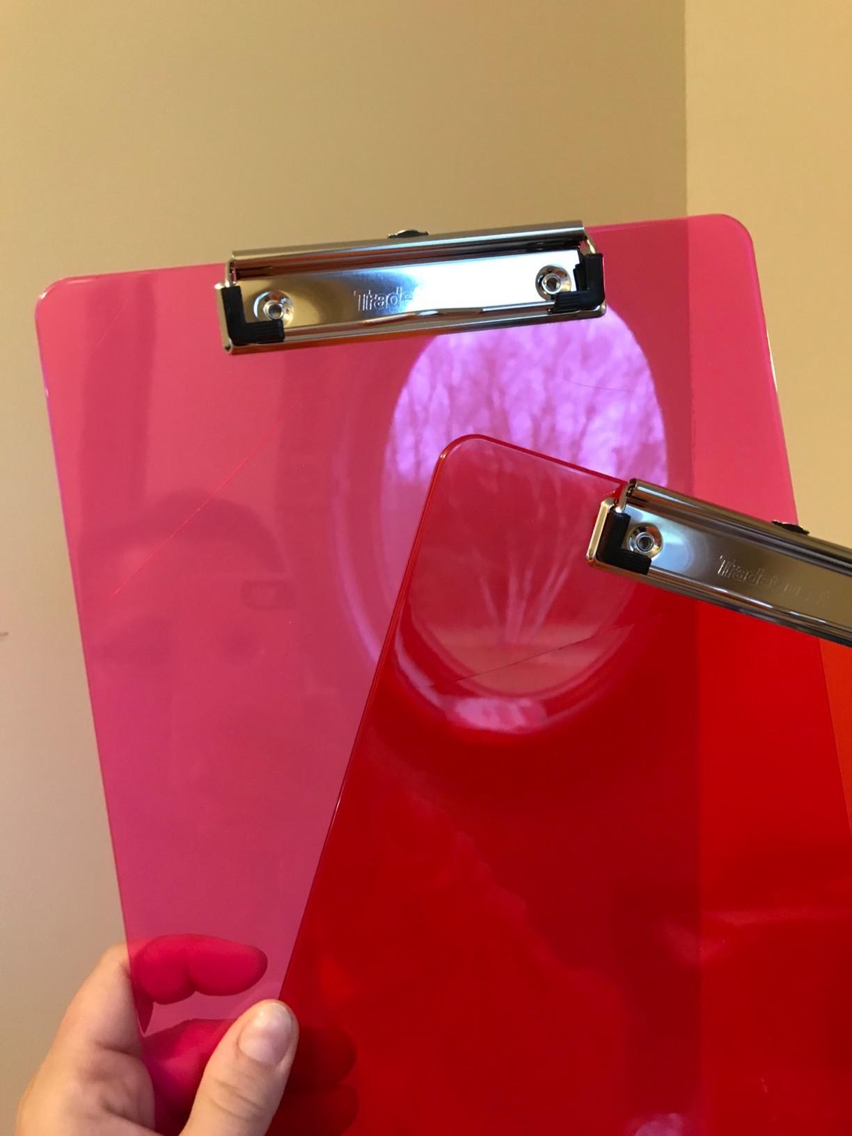 Trade Quest Plastic Clipboard Transparent Color Letter Size Low Profile Clip (Pack of 6) (Assorted) Assorted 9 Trade Quest Plastic Clipboard Transparent Color Letter Size Low Profile Clip (Pack of 6) (Assorted) Assorted - Image 9