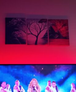 Wieco Art The Cloud Tree Wall Art Oil PaintingS Giclee Landscape Canvas Prints for Home Decorations, 3 Panels 12x16inchx3pcs (30x40cmx3pcs) 40 61p58zgQ L