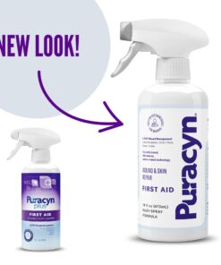 Puracyn First Aid Wound and Skin Repair - Wound Care Spray for Cuts, Scrapes, Minor Sores, Minor Burns, and Other Skin Irritations. 16 Ounces 16 Fl Oz (Pack of 1) 10 61p5FyvtvAL