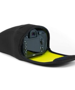 MegaGear MG091 Nikon D3500, D5600, D3400, D5500, D7200, D3300, D5300, D610, D7100, D600, D3200 Ultra Light Neoprene Camera Case, Black insade Yellow 28 61p5RORZB L