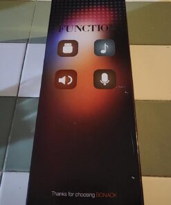 BONAOK Wireless Bluetooth Karaoke Microphone, 3-in-1 Portable Handheld Mic Speaker for All Smartphones,Gifts for Girls Kids Adults All Age Q37(Rose Gold) Rose Gold 48 61p880 7AbL