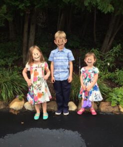 Lilax Girls' Gold Glitter Floral Dress 6 Pink 12 61p8HcalDIL