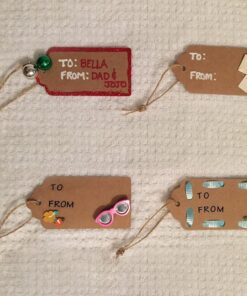 G2PLUS Kraft Paper Gift Tags with String,100PCS Blank Gift Tags,Christmas Gift Tags,Holiday Hangtags for Art&Craft,Gift Wrapping,Halloween(2'' x 4'') 27 61pAH5eewL