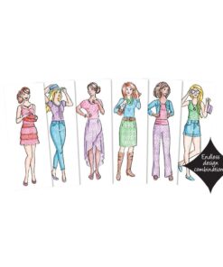 Kahootz Fashion Plates — Classic Styles — Mix-and-Match Drawing Kit — Make 100s of Fabulous Fashion Designs — For Ages 6+ 27 61pAb47wkrL