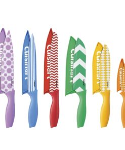 Alternative view of Cuisinart C55-12PR1 12-Piece Printed Color Knife Set with Blade Guards, Multicolored