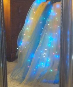 buways Fairy Lights,2-Pack Battery Operated Waterproof Multicolor 50 LED Fairy String Lights,16.4ft Silver Wire Light with Remote Control for Christmas Parties,Garden and Home Decoration 50LED-2PACK 34 61pESq6byyL