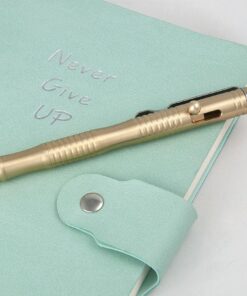 ILEAF Ballpoint Pen Solid Brass EDC Pen, Portable Delicate Signature Pen with Pencil Case and 2 Extra Black Ink Refills 20 61pGxoOuVL