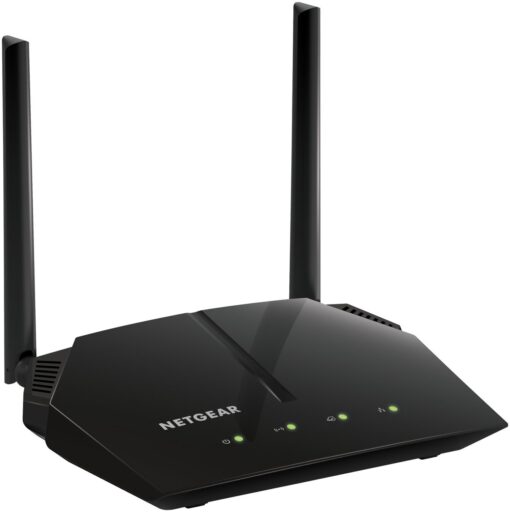 NETGEAR WiFi Router (R6080) - AC1000 Dual Band Wireless Speed (up to 1000 Mbps) | Up to 1000 sq ft Coverage & 15 devices | 4 x 10/100 Fast Ethernet ports AC1000 WiFi