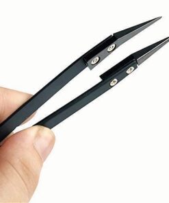 Black Ceramic Tweezers Set - Antistatic,Anticorrosion,Antimagnetic,Highly Heat Resistant up to 3000F(3Pack) 18 61pKpAc5rL