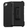 OtterBox iPhone SE 3rd & 2nd Gen, iPhone 8 & iPhone 7 (not compatible with Plus sized models) Defender Series Case - BLACK, rugged & durable, with port protection, includes holster clip kickstand Frustration Free Packaging