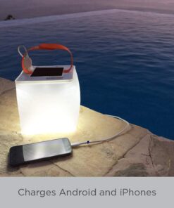 LuminAID PackLite Max 2-in-1 Camping Lantern and Phone Charger | For Backpacking, Emergency Kits and Travel | As Seen on Shark Tank Max White 150 Lumens 31 61pN30kqHYL