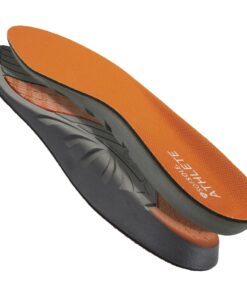 Sof Sole Insoles Men's ATHLETE Performance Full-Length Gel Shoe Insert 7-8.5 Orange