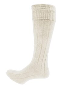 Mens Scottish Highland Wear Wool Kilt Hose Socks (1 Pair) 7-12 US Cream 11 61pNo5bARLL