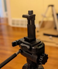 Vastar Smartphone Tripod Cell Phone Holder Mount Adapter, Fits iPhone, Samsung, and All Phones, Rotates Vertical and Horizontal, Adjustable Clamp 1 Pack 31 61pNrbHxBZL