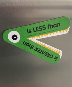 Really Good Stuff Magnetic Greater Than or Less Than Demonstration Manipulative - 1 Gator- Grades K-3, Ages 5-8 | Math Classroom & Homeschool Supplies, Counting for Kids 1 Teacher Gator 15 61pPNUVt8YL