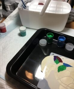 TBC The Best Crafts Halloween Acrylic Paint Jar, 24 Vivid Colors Model Paint Set, 0.5oz/15ml Each, Rich Pigment, Glides Smoothly 44 61pQ0vLATAL