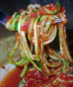 Paderno World Cuisine 3-Blade Vegetable Slicer / Spiralizer, Counter-Mounted and includes 3 Stainless Steel Blades White 66 61pQjOm8i9L