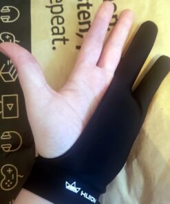 Huion Artist Glove for Drawing Tablet (1 Unit of Free Size, Good for Right Hand or Left Hand) - Cura CR-01 53 61pXdTj6VGL