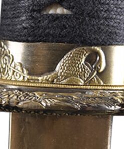 Handmade Sword - Stainless Steel Unsharpened Iaido Training Katana/Wakizashi Sword, Handmade, Full Tang, Black Scabbard (Dragon-Wakizashi) 14 61pXw83fp5L