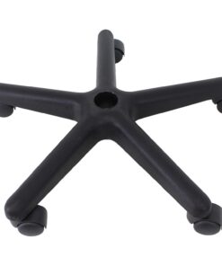 BenchPro Deluxe Polyurethane Chair With 18” Adjustable Footring and Heavy Nylon Base , 21"-31" Height Adjustment, 450 lbs Capacity Measures 18.5" width by 22"-32" height by 18" depth Black 22 61pciV9ZUsL