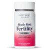 Ready Bird Women's Fertility Vitamins, Conception Supplement & Prenatal Multivitamin for Women, Methylfolate (Folic Acid), Whole Food Herbal Blend, Vegan, Includes Bonus Tips to Get Pregnant, 30 Ct 30 Count (Pack of 1) 31 61phA5oc9LL 1