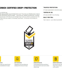 OtterBox IPhone 8 PLUS & IPhone 7 PLUS (ONLY) Defender Series Case - BLACK, Rugged & Durable, with Port Protection, Includes Holster Clip Kickstand Standard Packaging 21 61pijcn5dbL