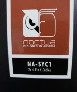 Noctua NA-SYC1, 4 Pin Y-Cables for PC Fans (Black) 32 61pjqmFjL