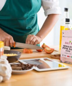 SALT 84 Himalayan Chef Pink Salt, Fine Grain, 1 Pound (Pack of 1) Pink Salt Fine Grain 1 Pound (Pack of 1) 26 61pkTlyLrdS