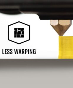 HATCHBOX ABS 3D Printer Filament, Dimensional Accuracy +/- 0.03 mm, 1 kg Spool, 1.75 mm, Transparent Yellow 11 61pmnCbos8L