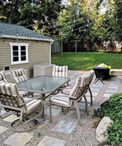 TRUEGRID | Deco Permeable Pavers | Designed as Driveway Pavers, Garden Pavers, Stepping Stone Support, for Walkways, Patios, Poolside, DIY | Outdoor Pavers | 1.8" Depth | Pack of 10 (40 Square Feet) 24 61poQx02AL