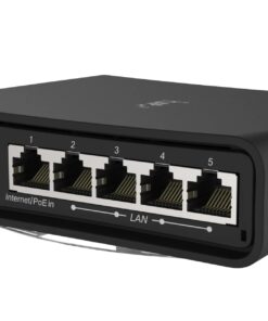 Alternative view of MikroTik hAP ac2 RBD52G-5HacD2HnD-TC Dual-Concurrent 2.4/5GHz Access Point, 802.11a/b/g/n/ac, 5 x Gigabit Ethernet ports