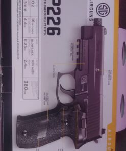 Sig Sauer P226 .177 Airgun Pellet Pistol Black Air Pistol 177 Caliber 35 61prPVOnvsL