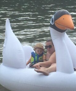Intex Mega Swan, Inflatable Island, 76.5" X 60" X 58" Mega Float Ride-On 31 61ptMnqaKAL