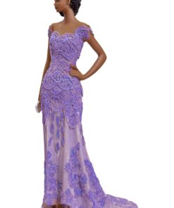 African American Expressions - Fearless Purple Dress Figurine - Glamour Series (6.3" x 5" x 12.6") FGL-04 8 61pumKxsE1L