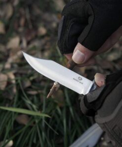 Mossy Oak 2-piece Bowie Knife, Fixed Blade Hunting Knife with Leather Handle, Sheath Included 36 61px4lGE0vL