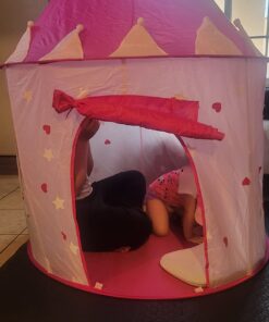 SueSport Girls Princess Castle Play Tent, Pink 42 61py9SNOaUL