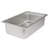 Update International NJP-1006 Steam Table Pan, 6", Stainless Steel Full 6"