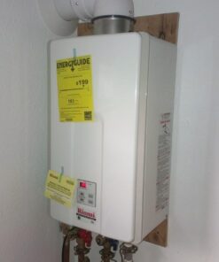 Rinnai V65iN Tankless Hot Water Heater, 6.5 GPM, Natural Gas, Indoor Installation 27 61q HGvCegL