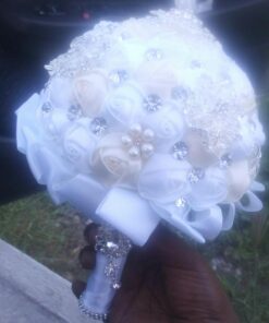 Generic Engerla Handmade Crystal Diamond Pearl Rhinestone Brooch Bridal Hold Flowers Wedding Bouquet Brooch 37 61q0RwoPGfL