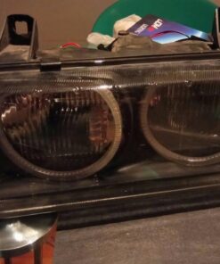 iJDMTOY 7000K Xenon White 264-SMD LED Angel Eyes Halo Ring Lighting Kit Compatible with BMW E36 E46 3 Series E39 5 Series E38 7 Series (Fit Xenon Trim ONLY) 43 61q0Sd9UKL