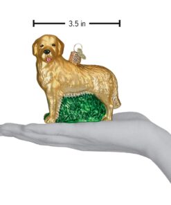 Old World Christmas Ornaments: Dog Collection Glass Blown Ornaments for Christmas Tree, Golden Retriever 12 61q0Tyvs7TL