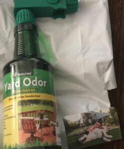 NaturVet – Yard Odor Eliminator – Eliminate Stool and Urine Odors from Lawn and Yard – Designed for Use on Grass, Plants, Patios, Gravel, Concrete & More – 31.6 oz Ready-to-Use with Nozzle Without Citronella 32 Fl Oz (Pack of 1) 40 61q0lqrxD2L