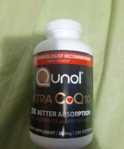 Qunol CoQ10 100mg Softgels, Ultra CoQ10 100mg, 3x Better Absorption, Antioxidant for Heart Health & Energy Production, Coenzyme Q10 Vitamins and Supplements, 4 Month Supply, 120 Count 36 61q0rhVdA L 3