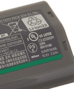 Alternative view of Nikon Lithium-Ion Rechargeable Digital Camera Battery, Grey (EN-EL18c)