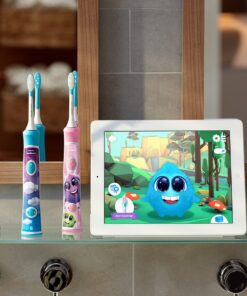 Philips Sonicare for Kids 3+ Bluetooth Connected Rechargeable Electric Power Toothbrush, Interactive for Better Brushing, Turquoise, HX6321/02 26 61q2Rcan0nL
