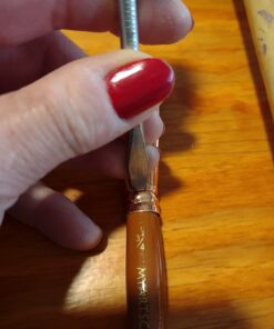 MyArtscape Travel Paint Brush Set, 7 Ultra Short-Handle Brushes with Case Holder - for Watercolor, Gouache and Acrylic - Synthetic Hair - Ideal for Plein Air Painting - Art Supplies 40 61q2w6JNLrL